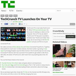 TV Launches On Your TV
