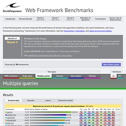 Round 5 results - TechEmpower Framework Benchmarks
