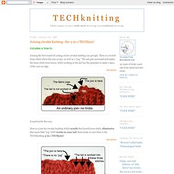 Joining Circular Knitting: The 3-In-1 TECHjoin