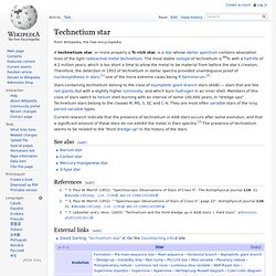 Technetium star