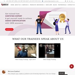 Odoo learn,Technical & Functional Training,Get Odoo Certified-SepentCS