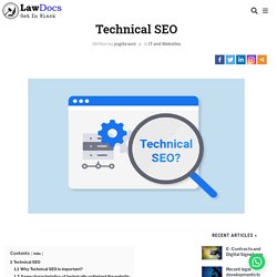 Technical SEO - Learn Lawdocs