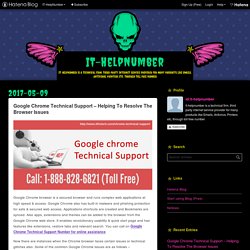 Google Chrome Technical Support – Helping To Resolve The Browser Issues - IT-HelpNumber