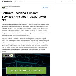 Software Technical Support Services - Are they Trustworthy or Not
