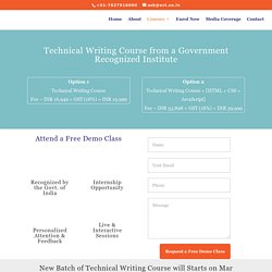 Technical Writing Course - ECT