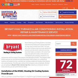 Bryant HVAC Service Near Me