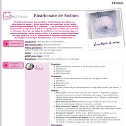 Bicarbonate de Sodium