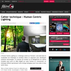 Cahier technique Filière 3E: Human Centric Lighting - 05/04/17