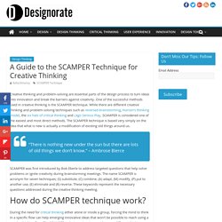 A Guide to the SCAMPER Technique for Creative Thinking