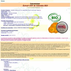 extrait CO2 de CALENDULA BIO - Calendula officinalis