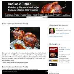 Dad Cooks Dinner: Basic Technique: Rotisserie Poultry