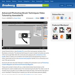 Advanced Photoshop Brush Techniques Video Tutorial by Axeraider70
