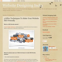 How to design a seo friendly website?