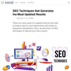 SEO Techniques that Generates the Most Updated Results