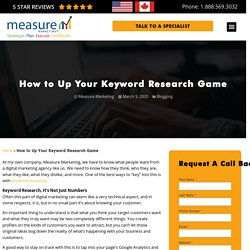 Best Techniques to Up Your Keyword Research Game