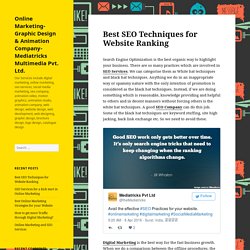Best SEO Techniques for Website Ranking – Online Marketing- Graphic Design & Animation Company- Mediatricks Multimedia Pvt. Ltd.