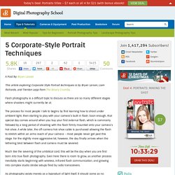 5 Corporate-Style Portrait Techniques