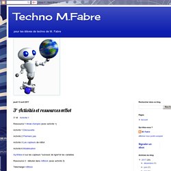 Techno M.Fabre: 3° Activités et ressources mBot