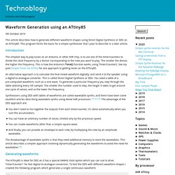 Technoblogy - Waveform Generation using an ATtiny85