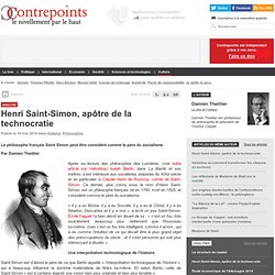 Henri Saint-Simon, apôtre de la technocratie