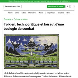 Tolkien, technocritique et héraut d’une écologie de combat
