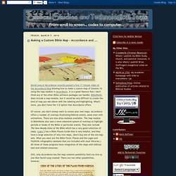Biblical Studies and Technological Tools: Making a Custom Bible Map - Accordance and ...