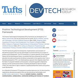 Positive Technological Development (PTD) Framework – DevTech Research Group