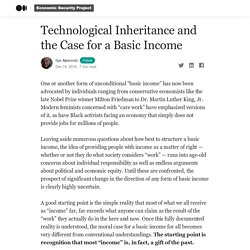 Technological Inheritance and the Case for a Basic Income