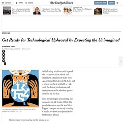 Get Ready for Technological Upheaval by Expecting the Unimagined - NYTimes.com