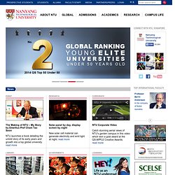 Nanyang Technological University, Singapore - Global University of Excellence