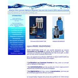 Aqua Avanti Osmo - Pour purifier et dynamiser votre eau du robinet par une technologie entièrement naturelle