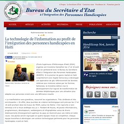 La technologie de l’information au profit de l’intégration des personnes handicapées en Haïti – BSEIPH