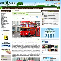 Economies de carburant : la technologie F1 pour les bus londoniens