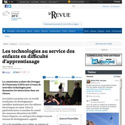 Les technologies au service des enfants en difficulté d’apprentissage