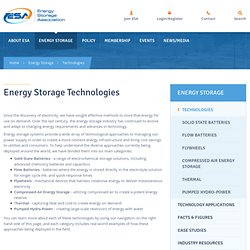Electricity Storage Association - power quality, power supply