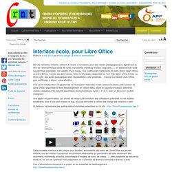 Interface école, pour Libre Office