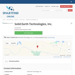Solid Earth Technologies, Inc. - Construction - Local Business