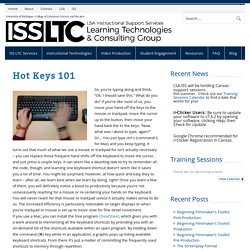 Hot Keys 101 – Learning Technologies and Consulting