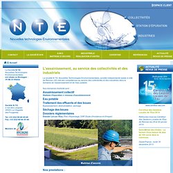 S chage des boues urbaines et industrielles - NTEnvironnement.com