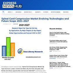 Spinal Cord Compression Market Evolving Technologies and Future Scope 2021-2027 - Expressnewshub