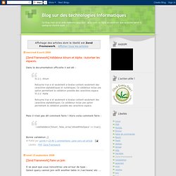 Zend Framework