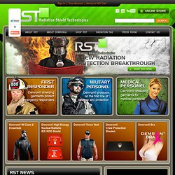 RST Radiation Shield Technologies - Creators of Demron Fabric ™ - Radiation Protection Suit, Demron Bra for Breast Cancer, Protection Suit Against Gamma Rays & Nuclear Emissions - Dr. Ronald DeMeo inventor of Demron