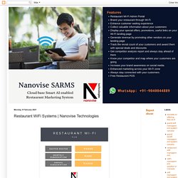 Nanovise Technologies: Restaurant WiFi Systems