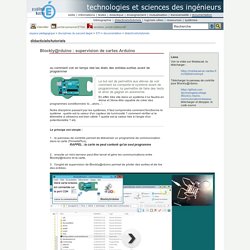 technologies et sciences des ingénieurs - Blockly@rduino : supervision de cartes Arduino