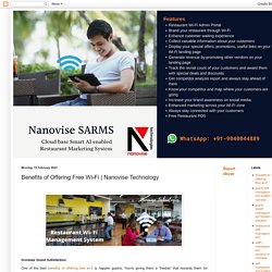 Nanovise Technologies: Benefits of Offering Free Wi-Fi