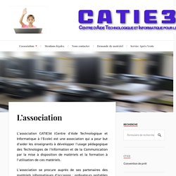 CATIE34 – Centre d'Aide Technologique et Informatique pour les Ecoles