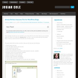 Josiah Cole; Technologist and Web Hacker Extraordinaire