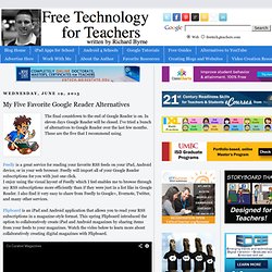 My Five Favorite Google Reader Alternatives