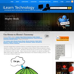 Um-bloom-ra Bloom’s Taxonomy