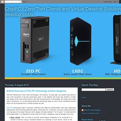 A Brief Overview of Thin PC Technology and Its Categories